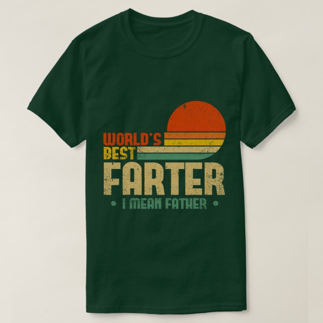 T-shirt Meilleur Monde Plus Loin Je Veux Dire Père Mens Fê (Design devant)