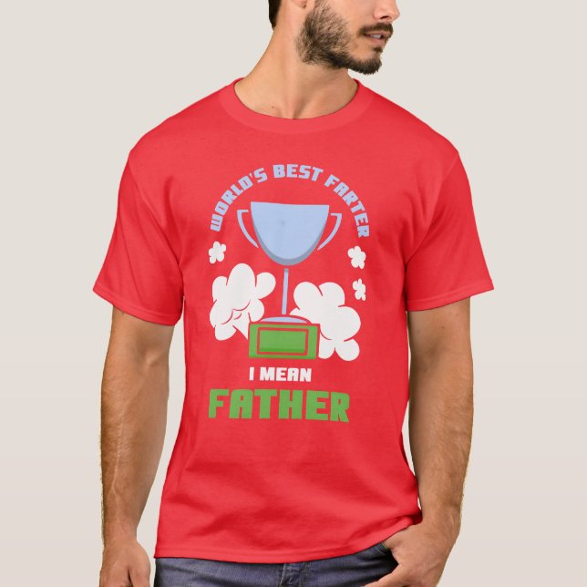 T-shirt Meilleur Monde Plus Loin Je Veux Dire Père Papa Pa (Devant)
