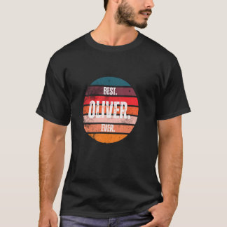 T-shirt Meilleur Oliver Ever Funny Prénom Plaisanterie Per