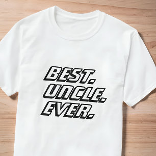 T-shirt Meilleur Oncle du Monde Course Moderne