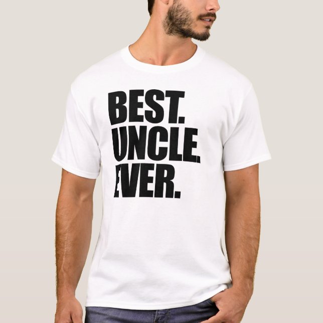 T-shirt Meilleur oncle jamais (Devant)
