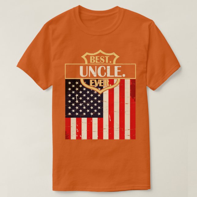 T-shirt Meilleur Oncle Joyeux Père Parent Vacance d'été (Design devant)