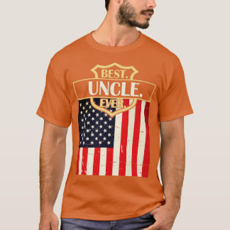 T-shirt Meilleur Oncle Joyeux Père Parent Vacance d'été