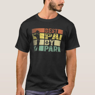T-shirt Meilleur Pa Par Par Vintage Jour Du Père Golf