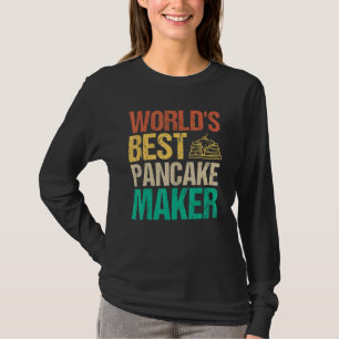 T-shirt Meilleur Pancake Maker Petit-Déjeuner Foods Pancak