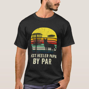 T-shirt Meilleur Papa Blue Heeler De Chien Bouvier Austral