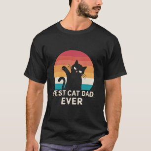 T-shirt Meilleur papa chat drôle amateur de chaton hommes