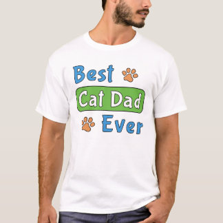 T-shirt Meilleur papa chat du monde