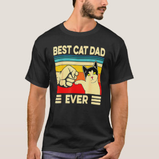 T-shirt Meilleur Papa Chat du Monde Papa Chat Fête des P