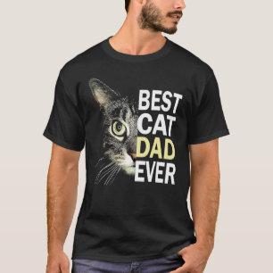 T-shirt Meilleur Papa Chat du Monde T- Fête des Pères