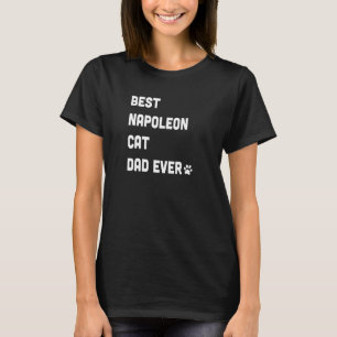 T-shirt Meilleur papa chat Napoléon homme Chat 1