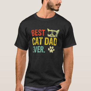 T-shirt Meilleur Papa Chat pour Homme Fist Bump Papa Chat