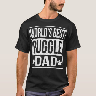 T-shirt Meilleur papa chemise Puggle du monde