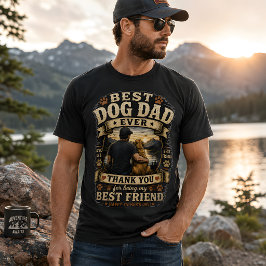 T-shirt Meilleur Papa Chien de Tous les Temps