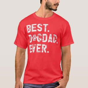 T-shirt Meilleur papa chien ever drôle Fête des pères pour