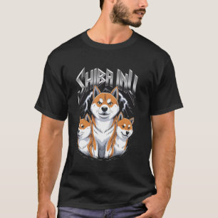 T-shirt Meilleur Papa Chien Shiba Inu Maman Chien Heavy Me