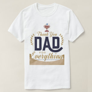 T-shirt Meilleur Papa – Conception Merci