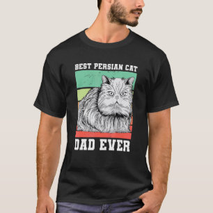 T-shirt Meilleur papa de chat persan pour un chat
