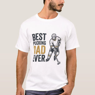 T-shirt Meilleur Papa de Hockey de Tous les Temps Concepti
