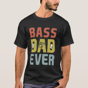 T-shirt Meilleur Papa de Pêche Bouche Minute Papa Fête