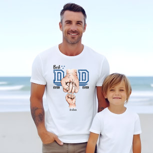 T-shirt Meilleur Papa de Tous les Temps Chemise Fist Bump 