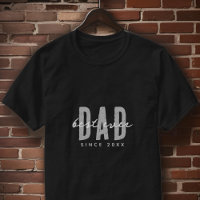 Meilleur Papa depuis 20XX Moderne Simple Preppy