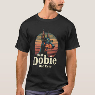 T-shirt Meilleur papa Dobie Doberman