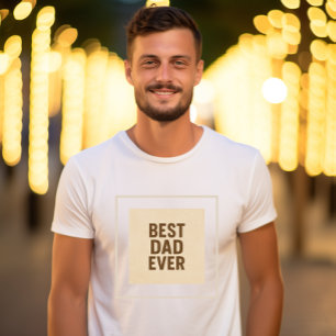 T-shirt Meilleur papa 🖤 - Don réfléchi pour la Fête des p