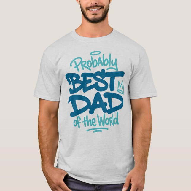 T-shirt Meilleur Papa du Monde (Devant)