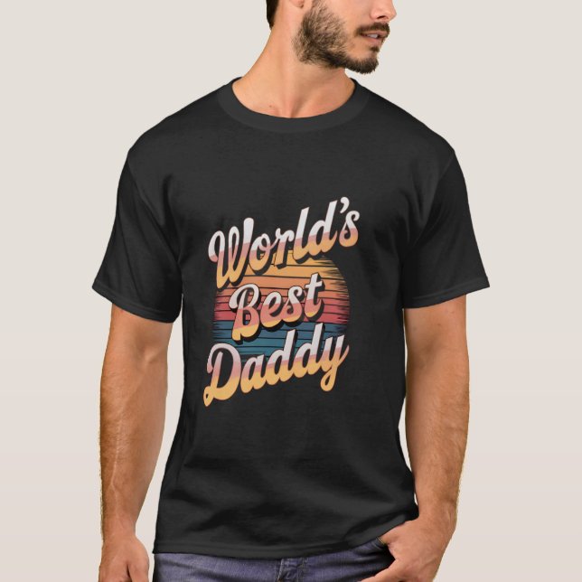 T-shirt Meilleur Papa du Monde (Devant)