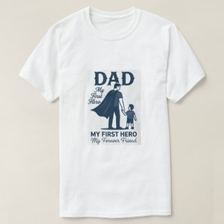T-shirt Meilleur Papa du Monde 2026 – Mon Premier Héros Fê