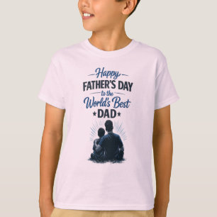 T-shirt Meilleur Papa du Monde   Conception de Cadeau pour