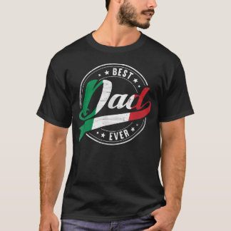T-shirt Meilleur Papa du Monde pour un Papa Italien Fier e