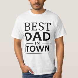 T-shirt Meilleur papa en ville cadeau Fête des pères T-shi