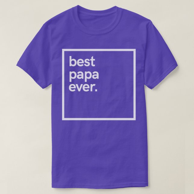 T-shirt Meilleur Papa Ever5 (Design devant)