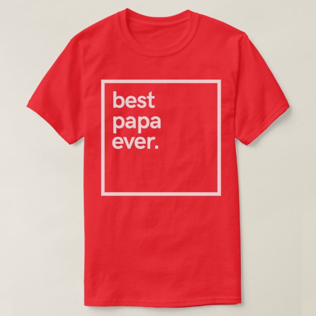 T-shirt Meilleur Papa Ever5 (Design devant)