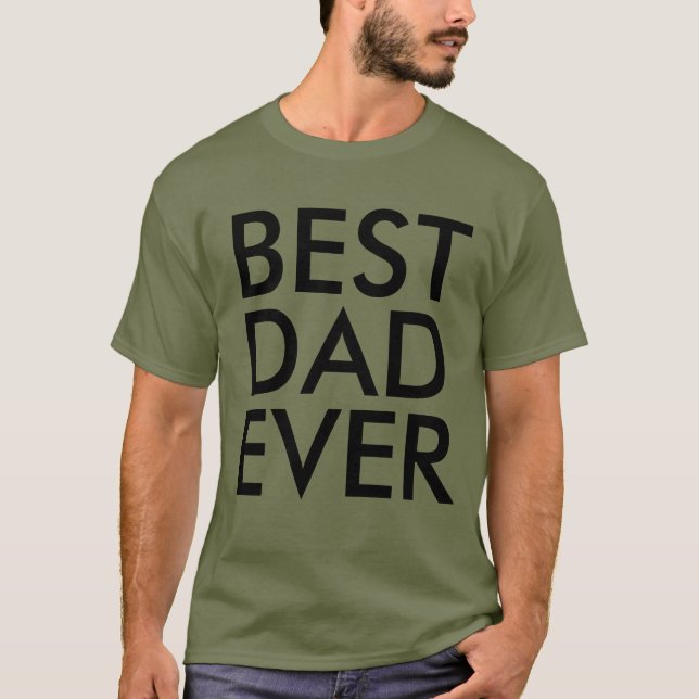 T-shirt Meilleur papa | FÊTE DES PÈRES (Devant)