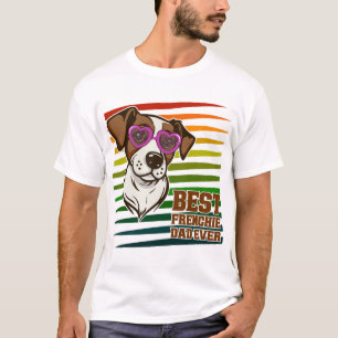 T-shirt Meilleur Papa Frenchie Drôle Cadeau pour Amateur d
