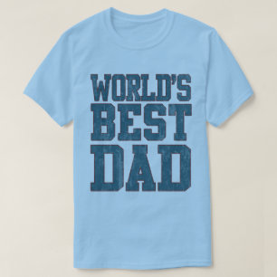T-shirt Meilleur Papa Grungy