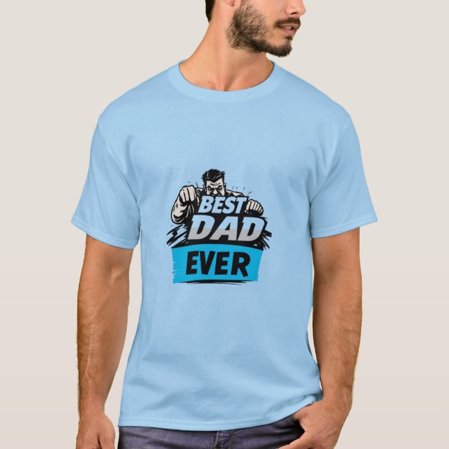 T-shirt Meilleur papa jamais (Devant)