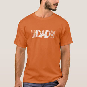 T-shirt Meilleur Papa Jamais Audacieux Typographie Cadeau