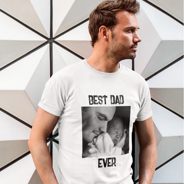 T-shirt Meilleur papa jamais | Fête des pères ou nouveau p (Créateur téléchargé)
