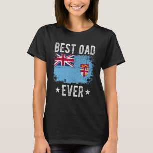 T-shirt Meilleur Papa Jamais Fidji Drapeau Meilleur Père F