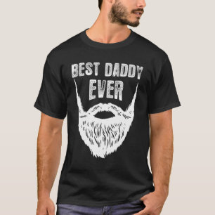 T-shirt Meilleur Papa Jamais Fier Barbe Moustache Père Nai