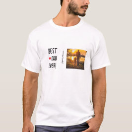 T-shirt Meilleur papa jamais nom personnalisable