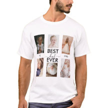 Meilleur papa jamais Personnalisable année et imag