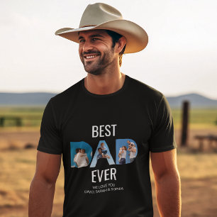 T-shirt Meilleur papa Jamais Personnalisé Fête des pères P