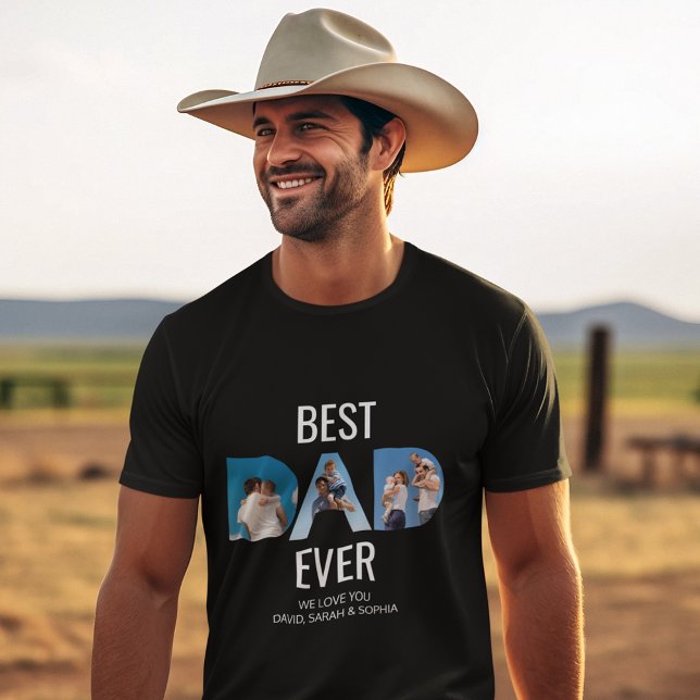T-shirt Meilleur papa Jamais Personnalisé Fête des pères P (Créateur téléchargé)