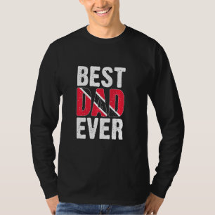 T-shirt Meilleur papa jamais Trini Trinité-et-Tobago Trini