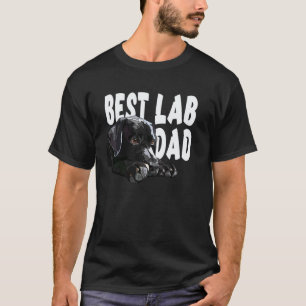T-shirt Meilleur Papa Lab Le Père Lab Labrador Retriever N